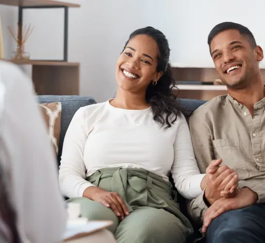 Couple at the doctors office