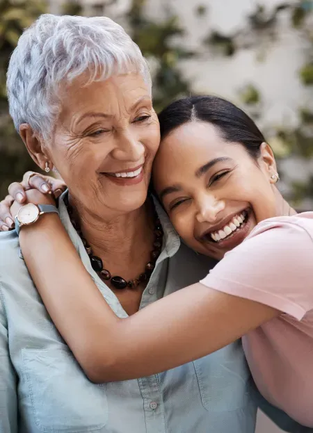 Healthcare for two Happy Women