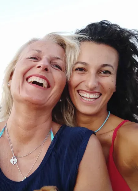 Healthcare for two Happy Women